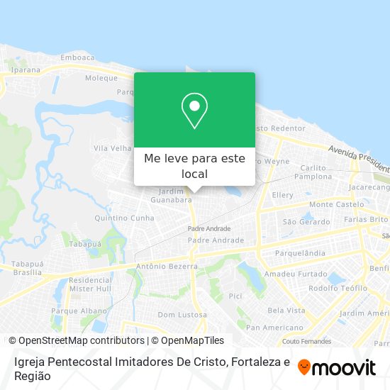Igreja Pentecostal Imitadores De Cristo mapa