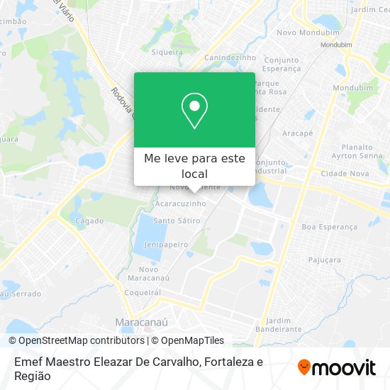 Emef Maestro Eleazar De Carvalho mapa