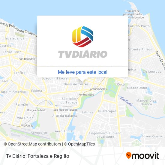 Tv Diário mapa