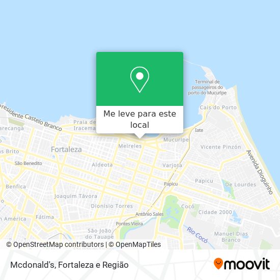 Mcdonald's mapa