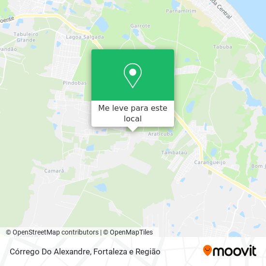 Córrego Do Alexandre mapa