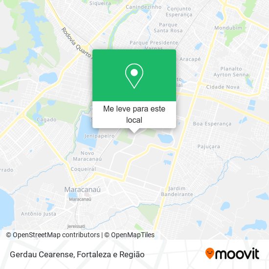 Gerdau Cearense mapa