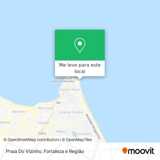 Praia Do Vizinho mapa