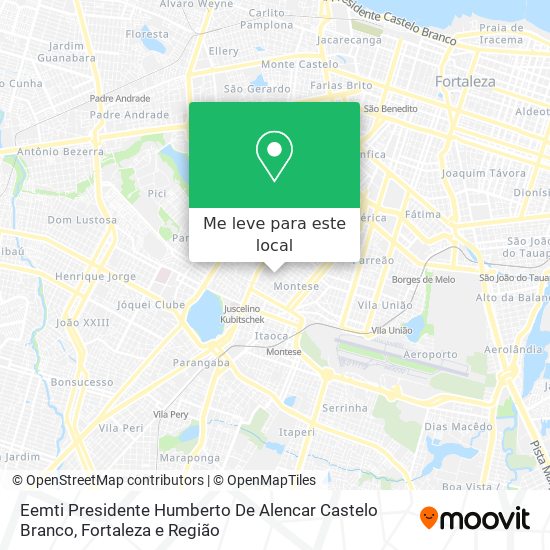 Eemti Presidente Humberto De Alencar Castelo Branco mapa