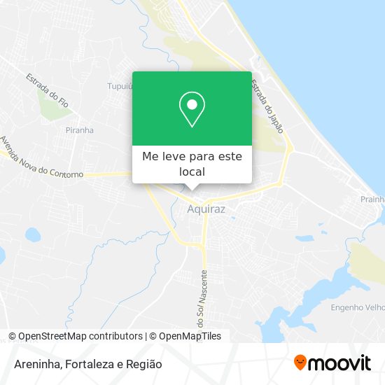 Areninha mapa