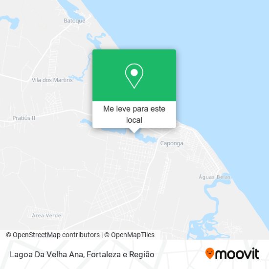 Lagoa Da Velha Ana mapa