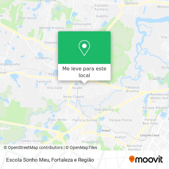 Escola Sonho Meu mapa