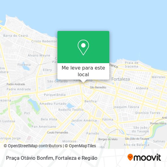 Praça Otávio Bonfim mapa