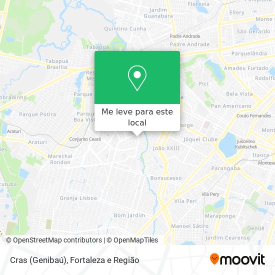 Cras (Genibaú) mapa