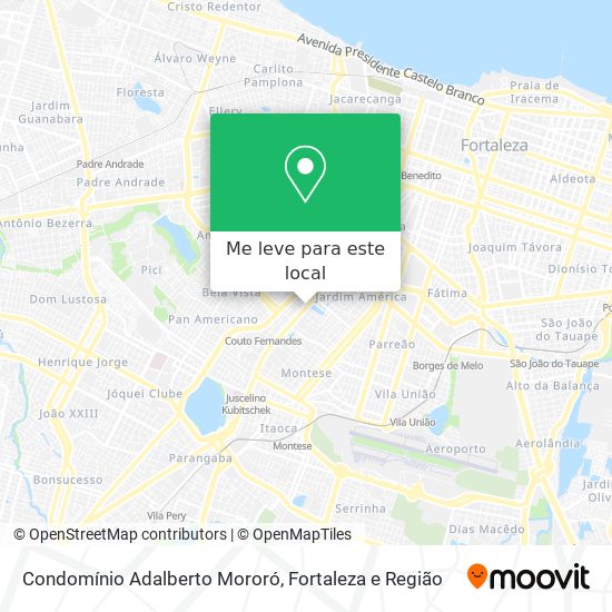 Condomínio Adalberto Mororó mapa