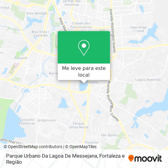 Parque Urbano Da Lagoa De Messejana mapa