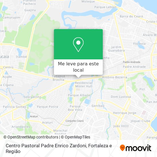 Centro Pastoral Padre Enrico Zardoni mapa