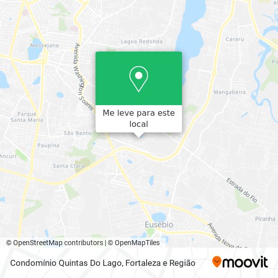Condomínio Quintas Do Lago mapa