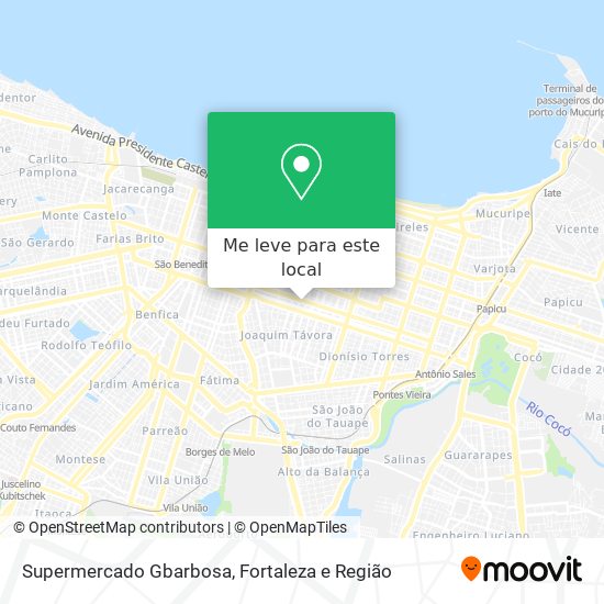 Supermercado Gbarbosa mapa