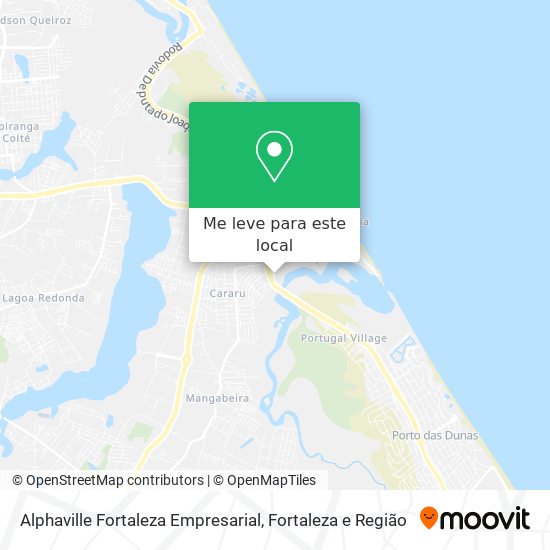 Alphaville Fortaleza Empresarial mapa
