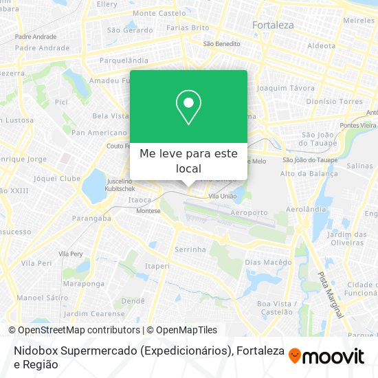 Nidobox Supermercado (Expedicionários) mapa
