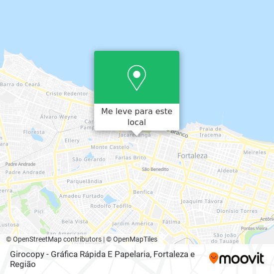Girocopy - Gráfica Rápida E Papelaria mapa