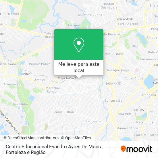 Centro Educacional Evandro Ayres De Moura mapa