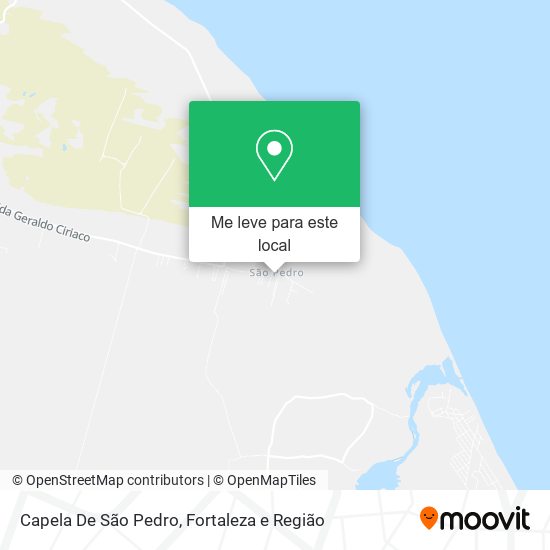 Capela De São Pedro mapa