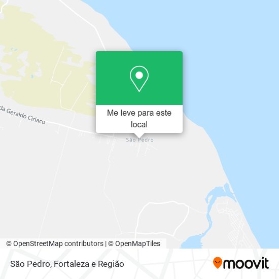 São Pedro mapa