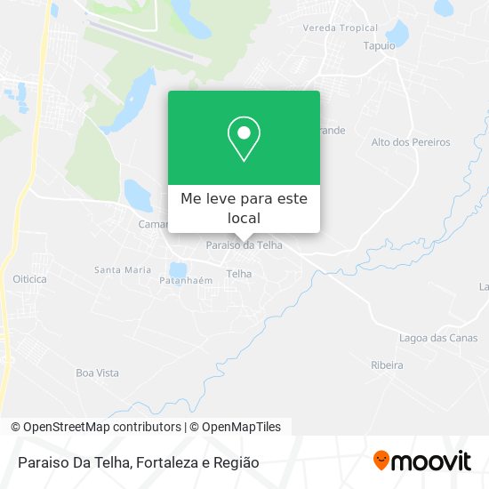 Paraiso Da Telha mapa