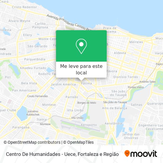 Centro De Humanidades - Uece mapa