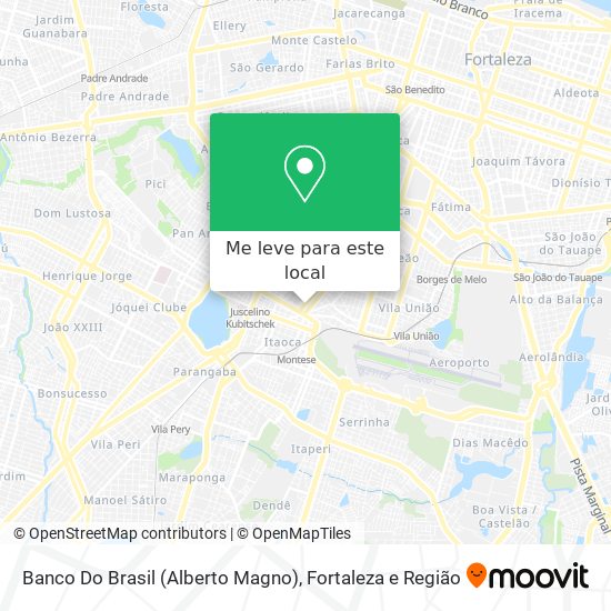 Banco Do Brasil (Alberto Magno) mapa