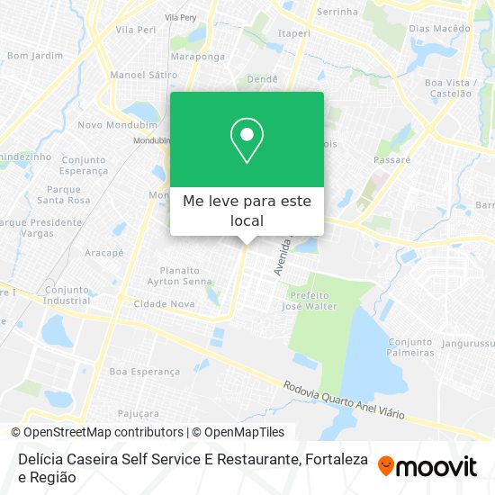 Delícia Caseira Self Service E Restaurante mapa