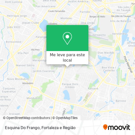 Esquina Do Frango mapa