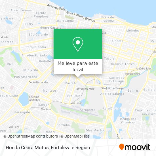 Honda Ceará Motos mapa