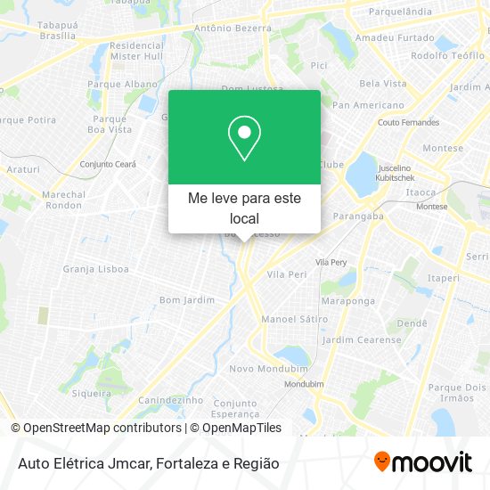 Auto Elétrica Jmcar mapa