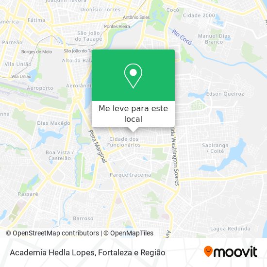 Academia Hedla Lopes mapa