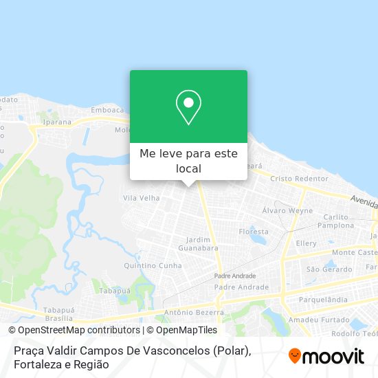 Praça Valdir Campos De Vasconcelos (Polar) mapa