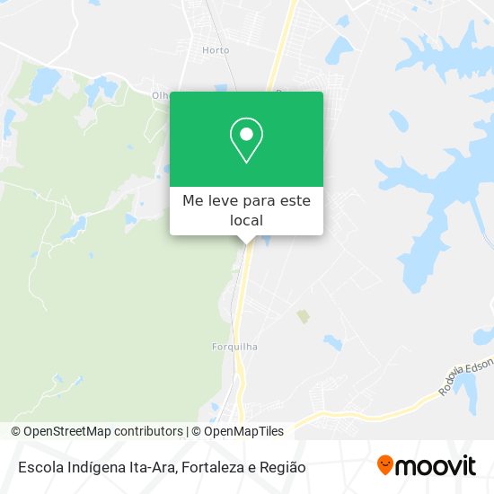 Escola Indígena Ita-Ara mapa