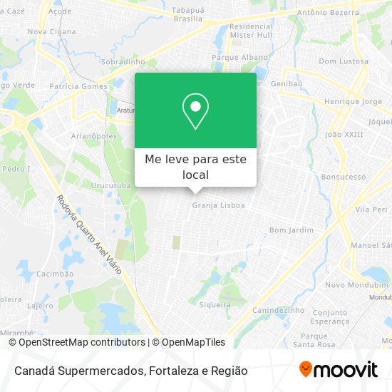 Canadá Supermercados mapa