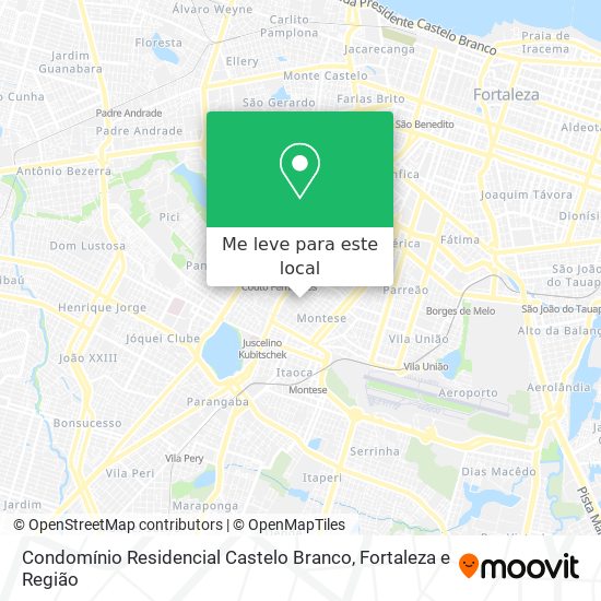 Condomínio Residencial Castelo Branco mapa