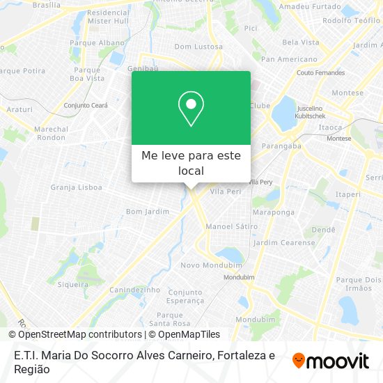 E.T.I. Maria Do Socorro Alves Carneiro mapa