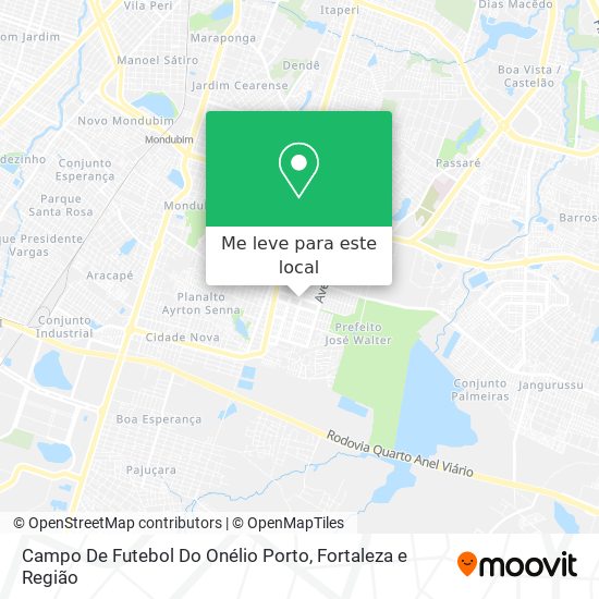 Campo De Futebol Do Onélio Porto mapa