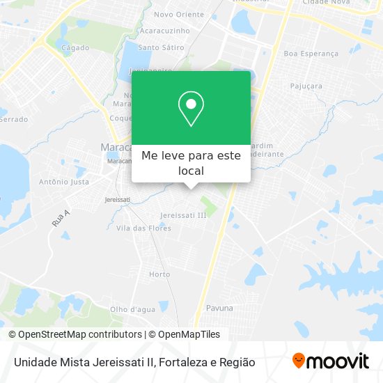Unidade Mista Jereissati II mapa