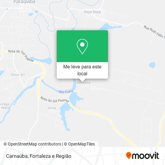 Carnaúba mapa