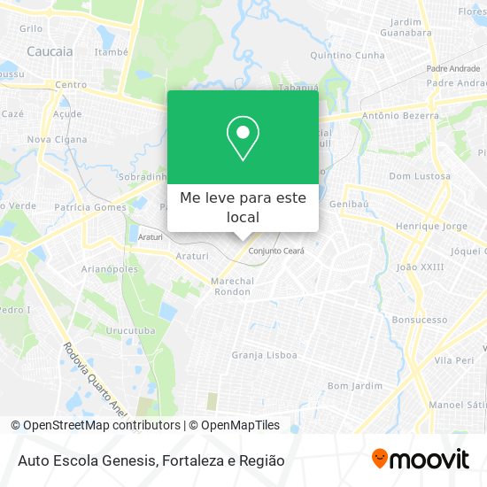 Auto Escola Genesis mapa