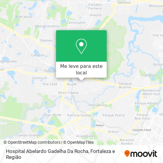 Hospital Abelardo Gadelha Da Rocha mapa