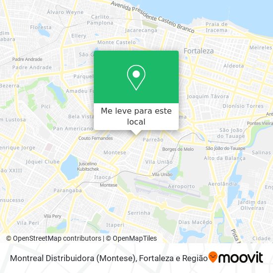 Montreal Distribuidora (Montese) mapa