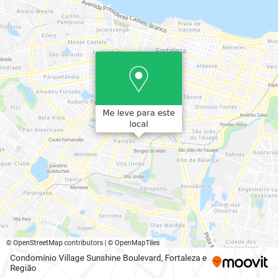 Condomínio Village Sunshine Boulevard mapa