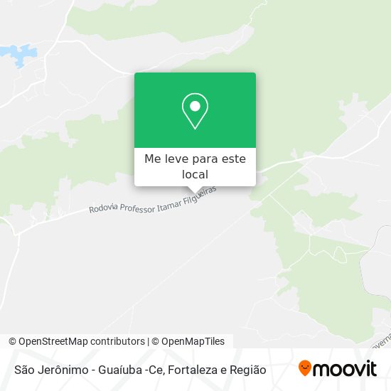 São Jerônimo - Guaíuba -Ce mapa