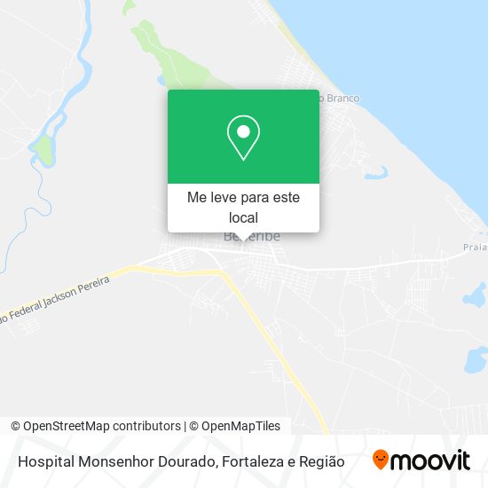 Hospital Monsenhor Dourado mapa