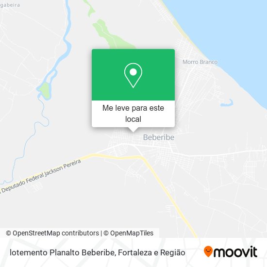 lotemento Planalto Beberibe mapa
