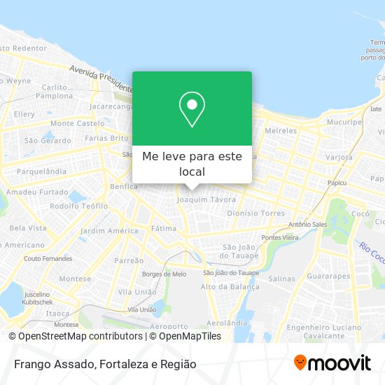 Frango Assado mapa