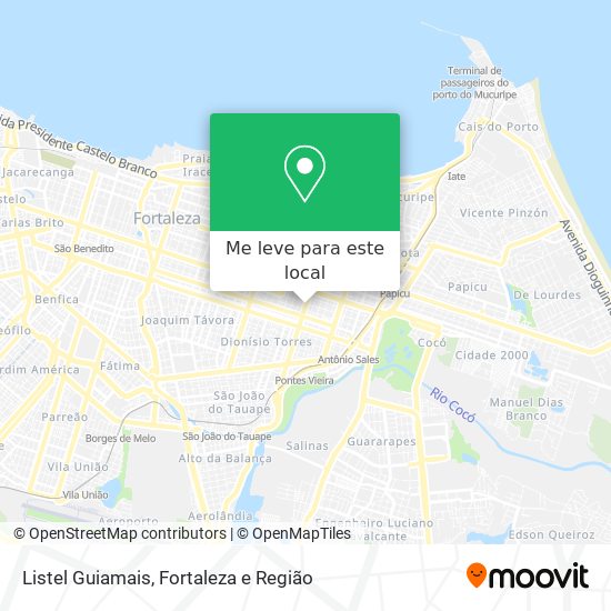 Listel Guiamais mapa