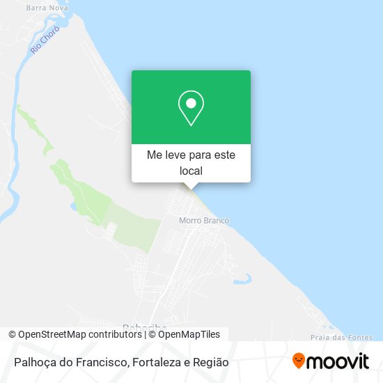 Palhoça do Francisco mapa